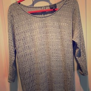 Market & Spruce Grey Top